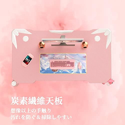 Victone ゲーミングデスク 幅112cm*奥行60cm*高さ74.4cm パソコン