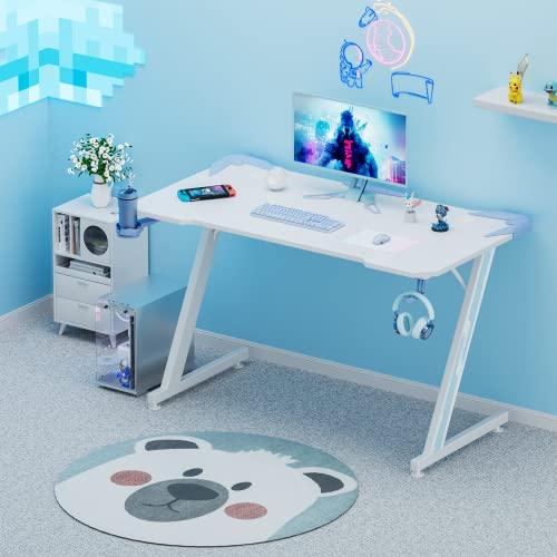 Victone ゲーミングデスク 幅112cm*奥行60cm*高さ74.4cm パソコン