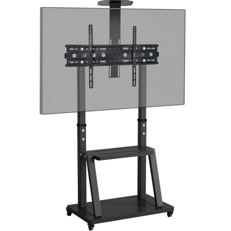【定価12999円】キャスター付きテレビスタンド 32-75インチ 耐荷重60k テレビスタンド 32-75インチ対応 キャスター付 ハイタイプ トレー付 壁