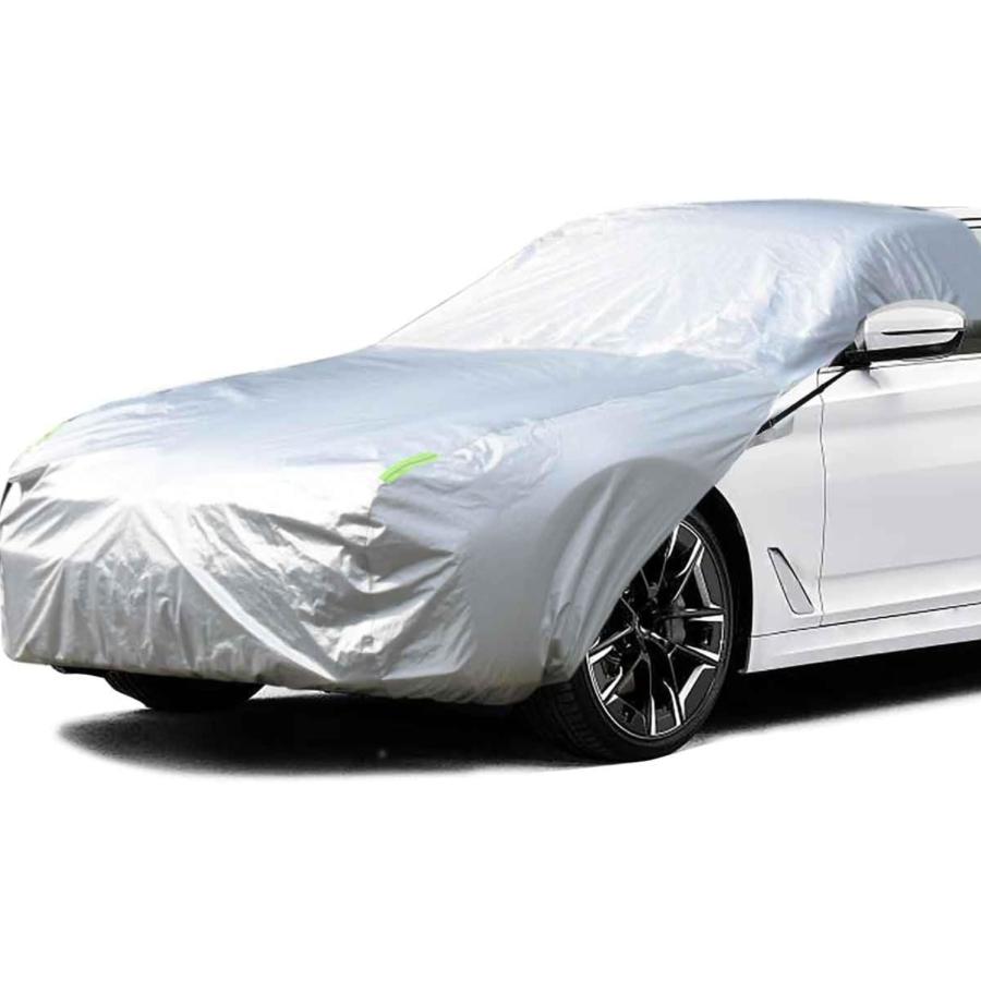 LINFEN ボンネットカバー ハーフ自動車カバー 裏起毛タイプ フロント