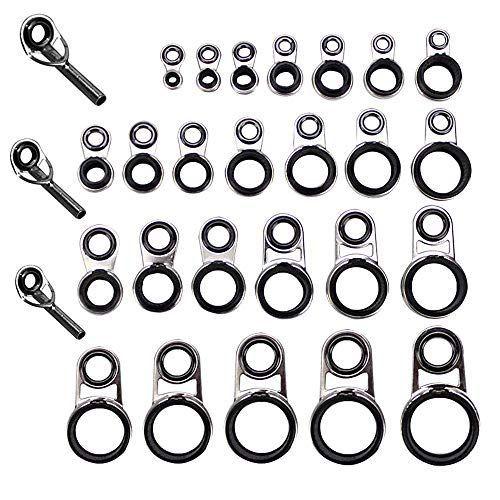 Moe Web店25点セット 釣竿 ロッドガイド アイリング セラミックリング ステンレス 釣り竿 釣り竿ガイド アイ 2 0mm 15mm 多サイズ 交換 最大97 オフ