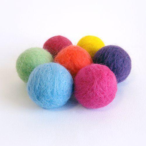Saint Mike せいんとみけ 猫 犬用 おもちゃ鈴入り羊毛フェルトふんわりコロリン