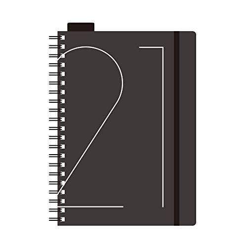 21年 ダイアリー Wリング Cuoio コスタリカ ディ エトランジェ B6 0101 年12月始まり