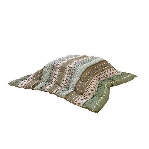 人気のファッションブランド イケヒコ こたつ布団 長方形 ライナス 約190 240cm グリーン 和 モダン ふっくら