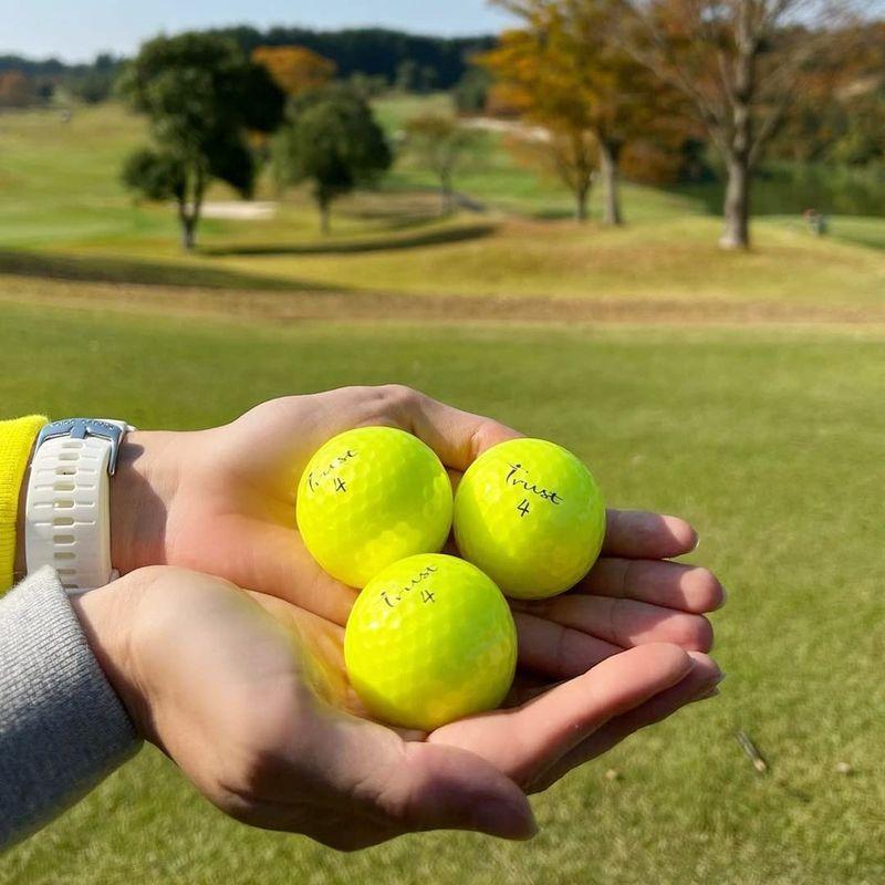 最大89％オフ！ TrustトラストゴルフボールBison-XLクリスタルイエロー