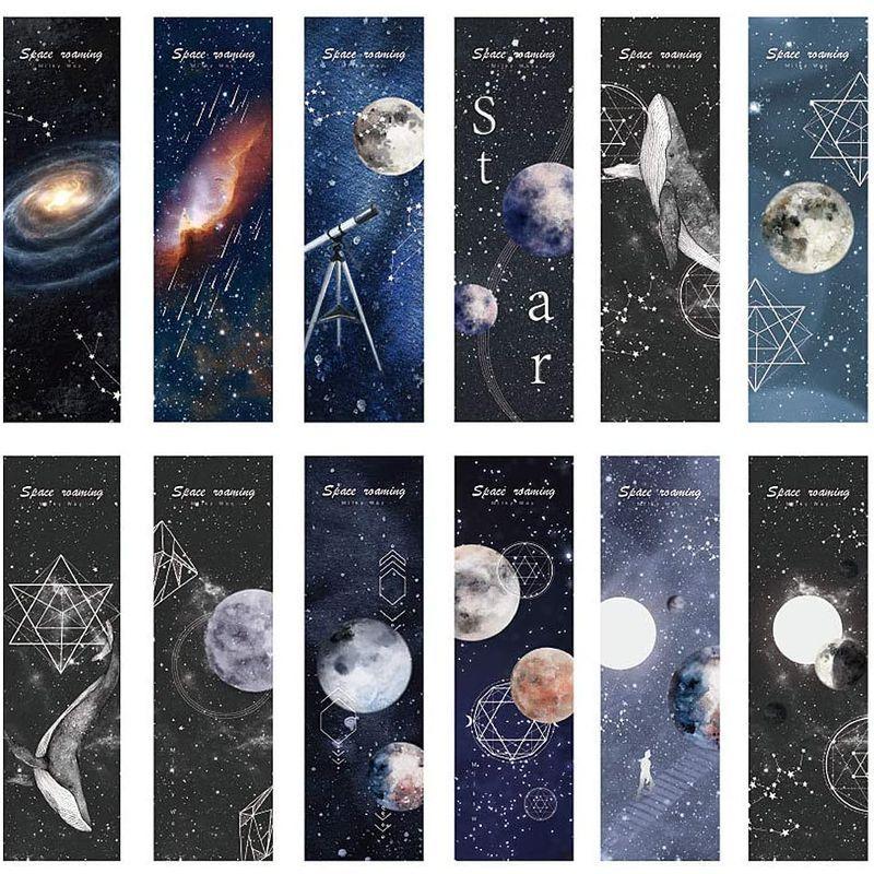 Yosco 紙製しおり ブックマーク おしゃれ かわいい綺麗 カラフルしおりセット 30枚入り 宇宙 006 Moe Web店 通販 Yahoo ショッピング