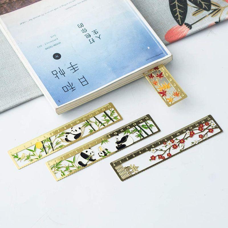 234円 安全 ブックマーク ステンレス 4種類 セット しおり 栞 繊細 軽い 定規 本 スタイリッシュ きれい