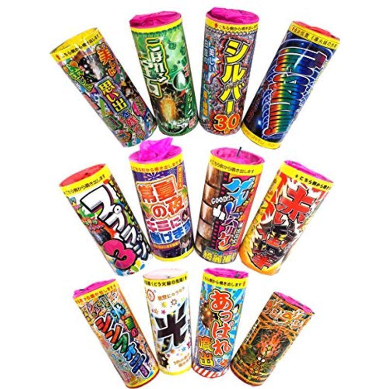 美麗噴出花火12本セットc クライマックス 超きれい特選噴出花火詰め合わせセット 噴水花火 吹き出し花火 大量 まとめ買い 噴出 花火 はな 魅力的な