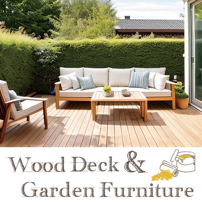 ウッドデッキ・ステイン ナチュラル 0.7kg （水性塗料 / 屋外木部用