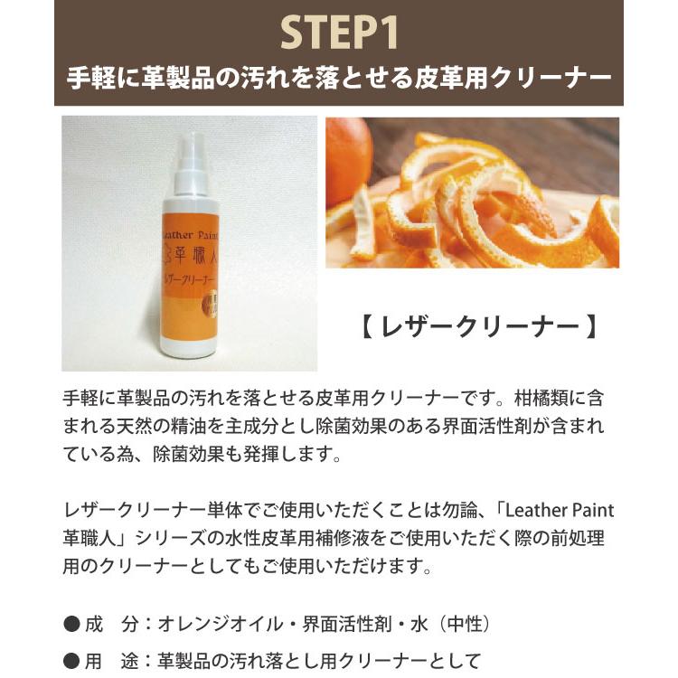 Leather Paint 革職人 【レザークリーナー】 150ml（革製品用