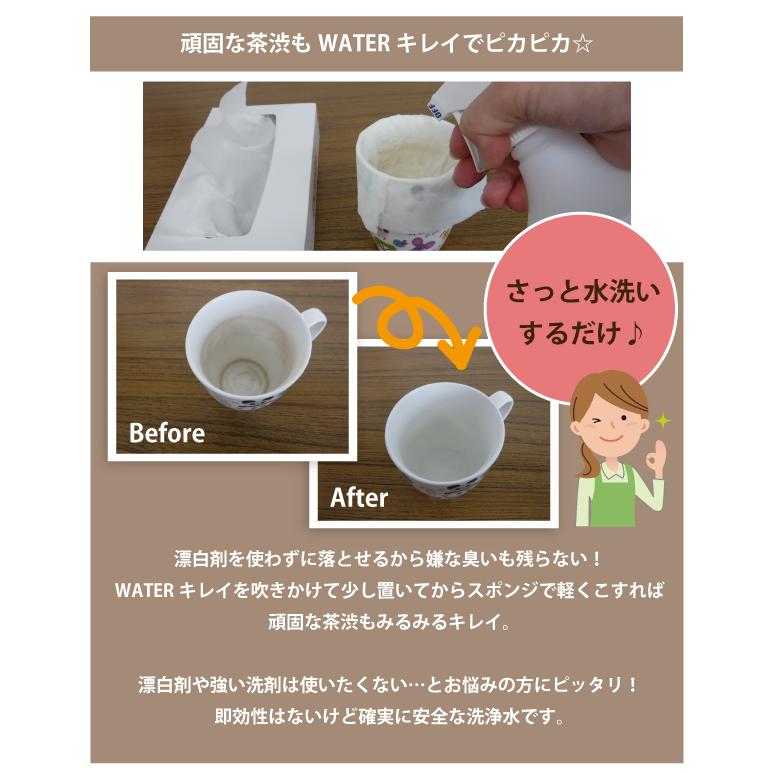 電解水 WATERキレイ 【 超電解アルカリ洗浄水 】 500ml トリガーボトル　（掃除/ウィルス対策） | ブランド登録なし | 08