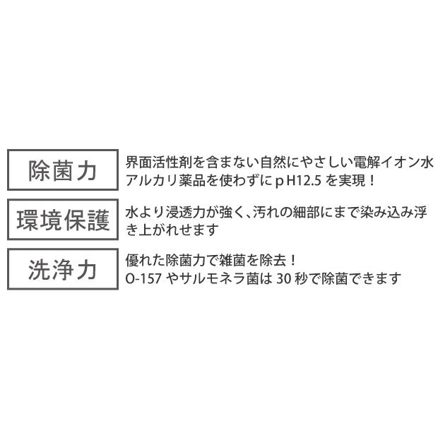 電解水 WATERキレイ 【 超電解アルカリ洗浄水 】 1000ml 詰め替えパウチ　（掃除/ウィルス対策） | ブランド登録なし | 03