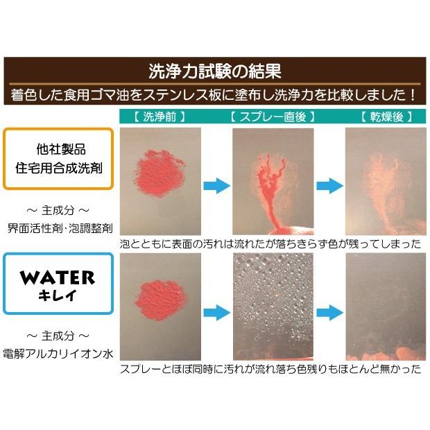 電解水 WATERキレイ 【 超電解アルカリ洗浄水 】 1000ml 詰め替えパウチ　（掃除/ウィルス対策） | ブランド登録なし | 05
