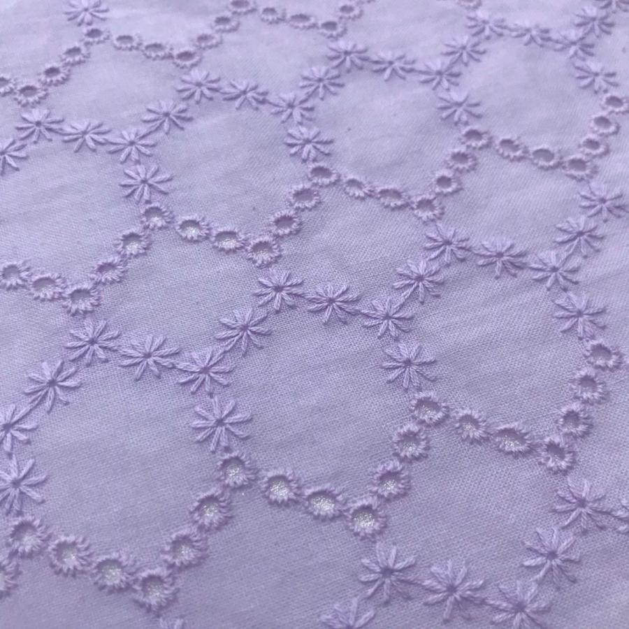 生地 刺繍 コットンレース 綿100 花柄 5 パープル 薄紫 ハンドメイド用 135cm 50cm 送料無料 即日 翌日発送でお届け Murasaki140 50 リベイトshop 通販 Yahoo ショッピング