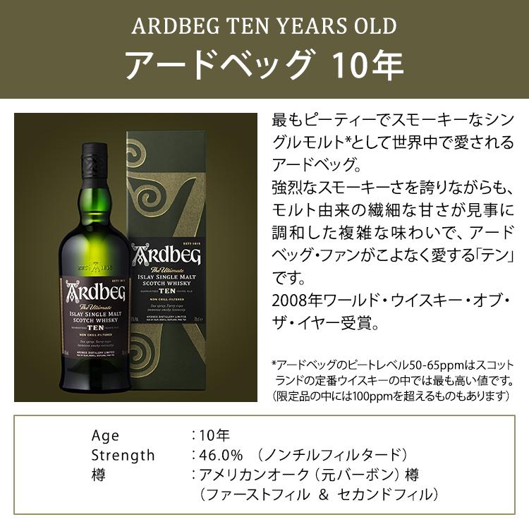 ARDBEG 数量限定テイスティンググラス付【アードベッグ飲み比べ3 ARDBEG 数量限定テイスティンググラス付【アードベッグ飲み比べ3