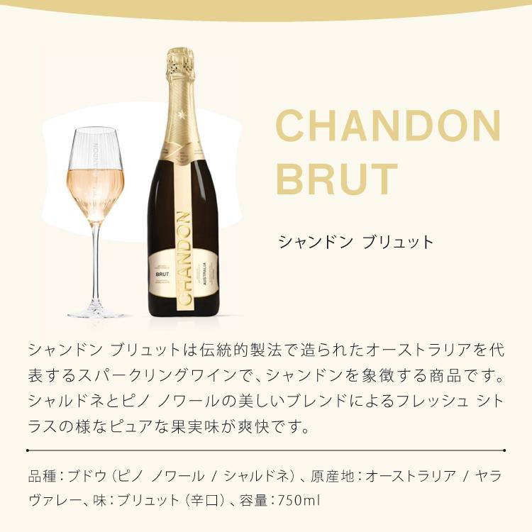 シャンドン ブリュット 750ml 限定ギフトボックス入り (スパークリングワイン 辛口) ／ CHANDON BRUT with GIFT BOX