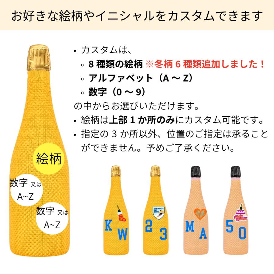 冬柄 新登場！【カスタム可 ポイント10% 送料無料】 ヴーヴ・クリコ 正規公式店 アイスジャケット 最大60分保冷可能 ローズーラベル 750ml | Veuve Clicquot | 03