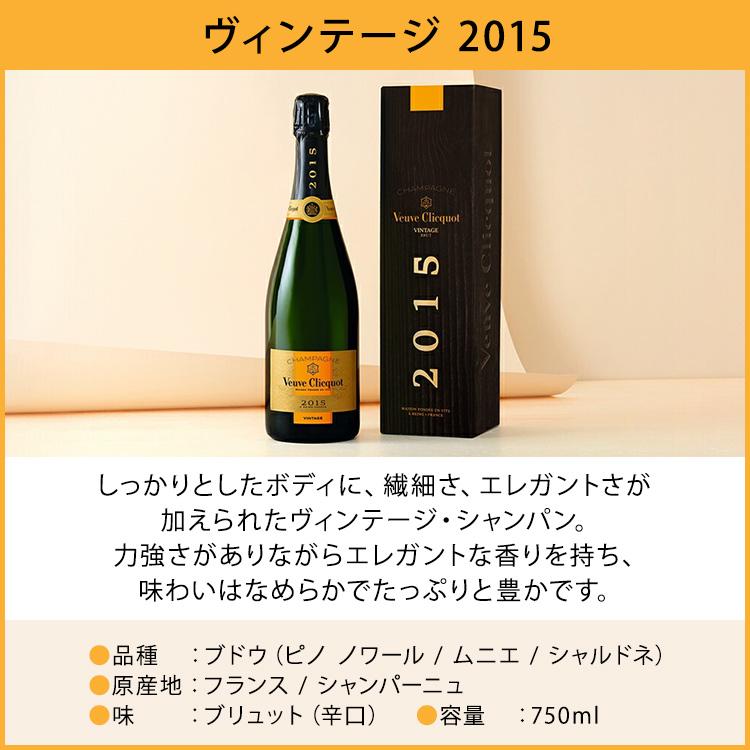 Veuve Clicquot ヴーヴ・クリコ 正規公式店 ヴィンテージ 2015 Veuve Clicquot ヴーヴ・クリコ 正規公式店 ヴィンテージ 2015