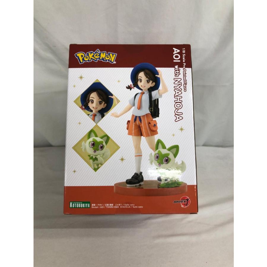 【未開封】アオイ with ニャオハ 色紙付き 未開封】ARTFX J アオイ with ニャオハ 1/8 PVC製塗装済み完成品