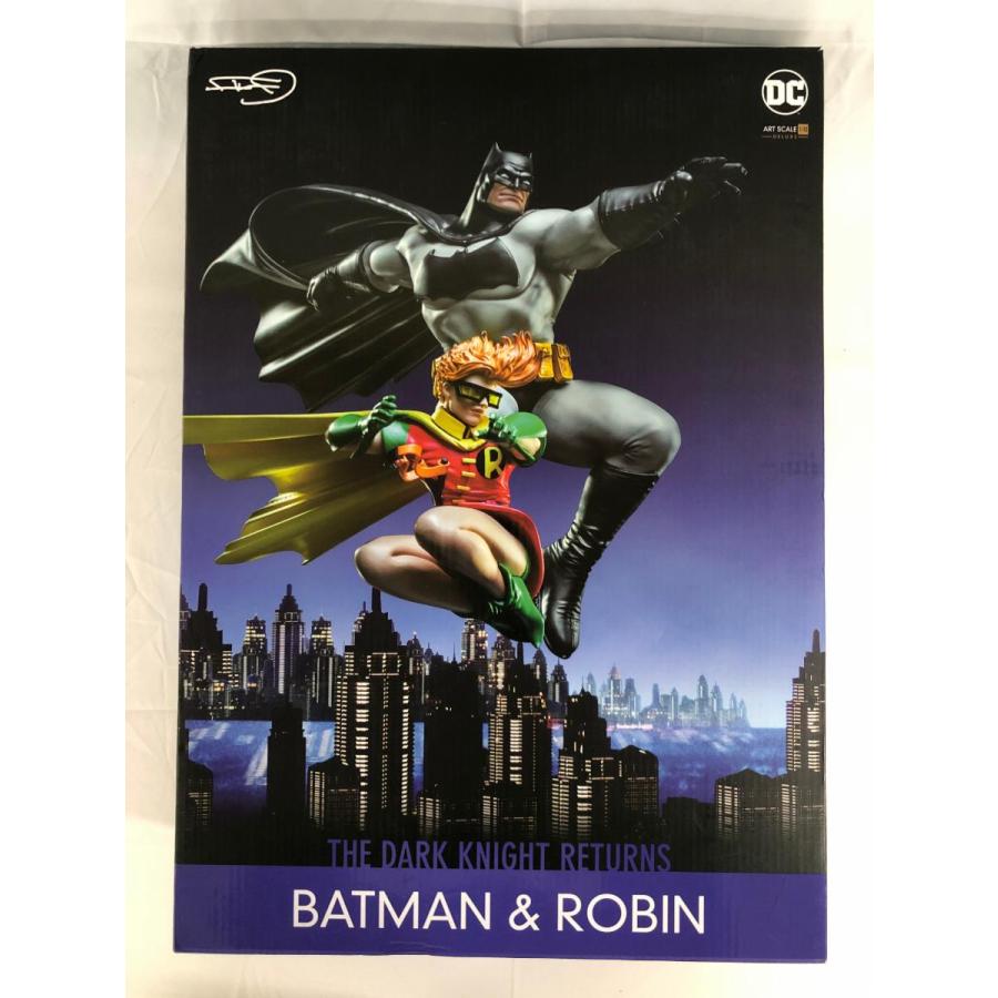 ダークナイト　リターンズ　バットマン　ロビン　スタチュー　フィギュア バットマン＆ロビン デラックス 「バットマン：ダークナイト