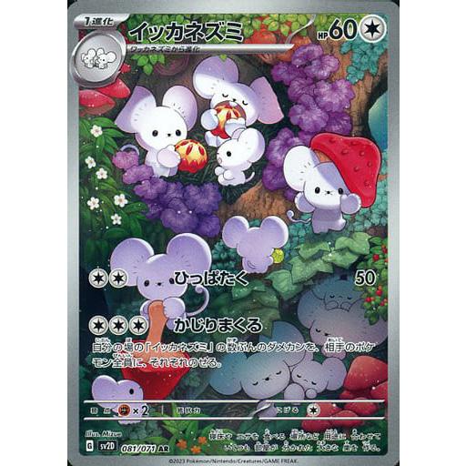 イッカネズミ　AR　20枚 イッカネズミ AR [クレイバースト] SV2D 081/071 ポケモンカード