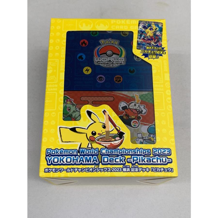 WCS2023横浜 記念デッキ ピカチュウ (未開封) 傷有り ポケモンカード