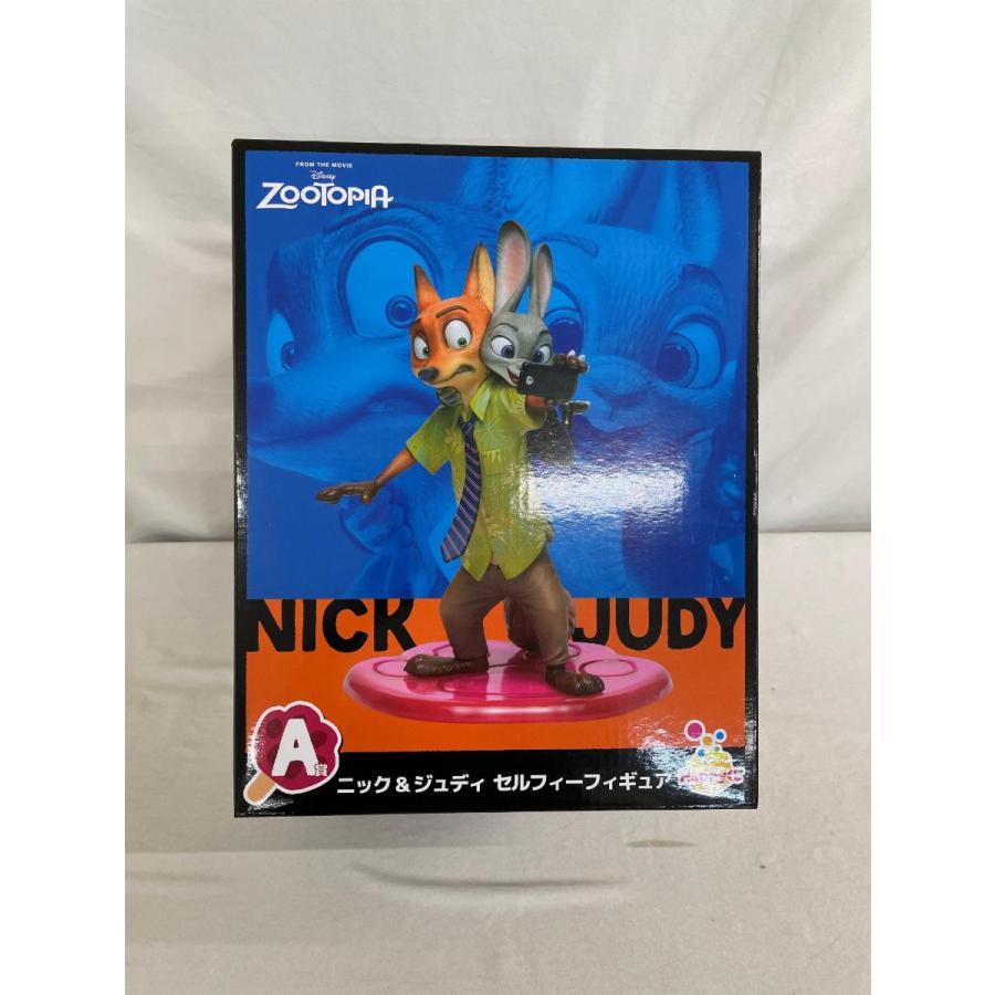 ズートピア ニックとジュディのセルフィーフィギュア HappyくじA賞 一番くじ Happyくじ『ズートピア』 A賞 ニック＆ジュディ セルフィーフィギュア