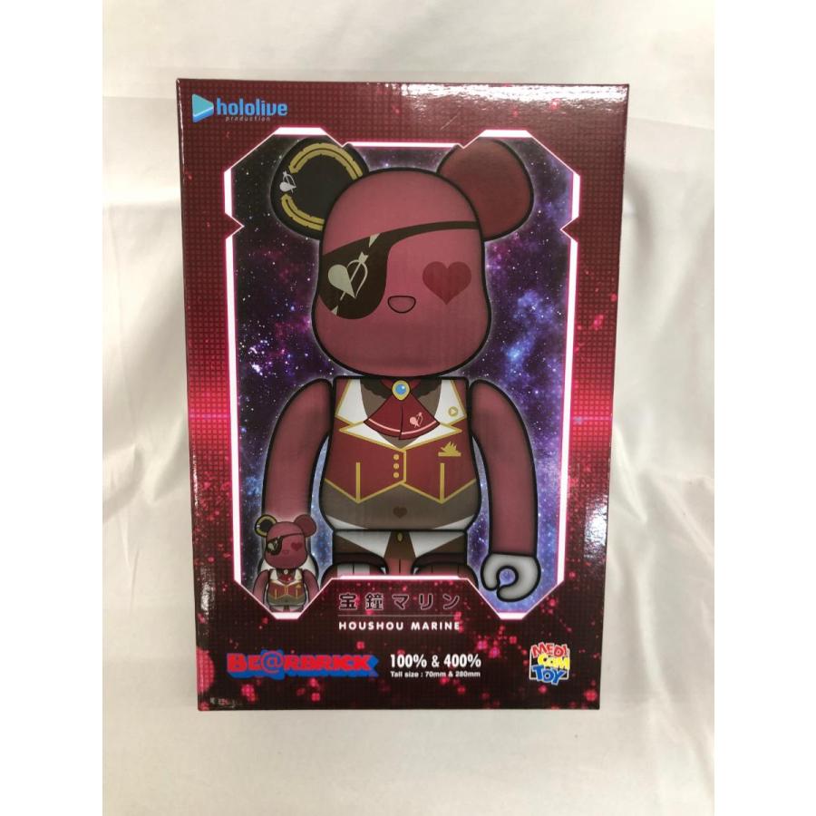 未開封】BE＠RBRICK-ベアブリック- 宝鐘マリン 100%＆400% 「hololive 