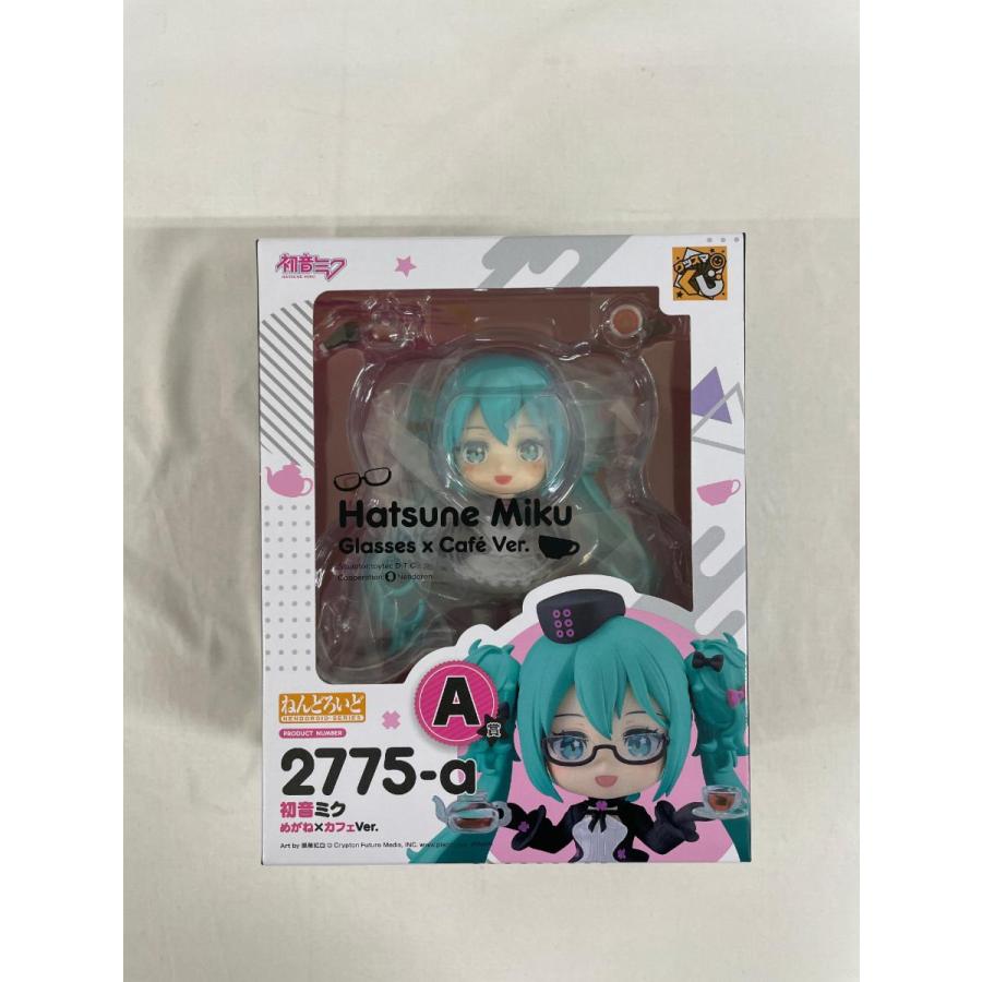 グッスマくじ　初音ミク　A賞　ラスト賞　ねんどろいど 初音ミク めがね✕カフェ 未開封】A賞 ねんどろいど 初音ミク めがね×カフェVer. 「グッスマくじ