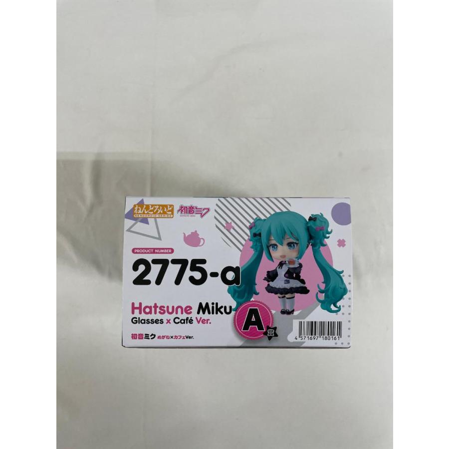 未開封】A賞 ねんどろいど 初音ミク めがね×カフェVer. 「グッスマくじ