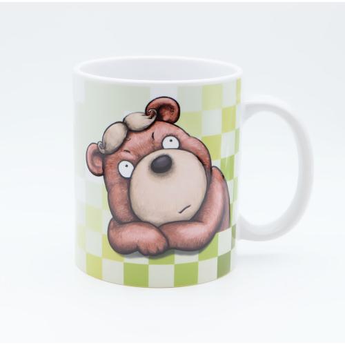 おしゃれなカツラのくまさんのイラスト03のマグカップ　コーヒーカップ　ティーカップ | 