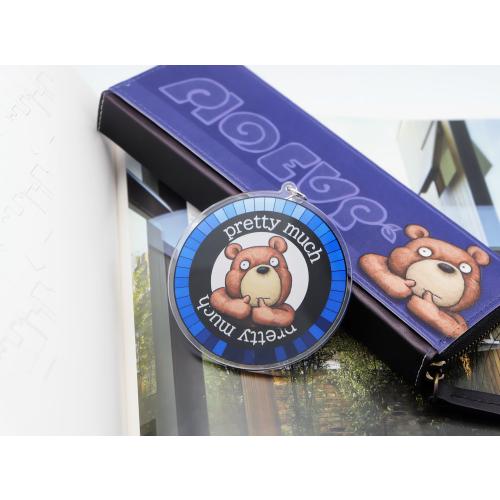 くまのキーリング おしゃれ キャラクター アニマル キーホルダー　002　ちょっと大きなおよそ7cm |  | 01