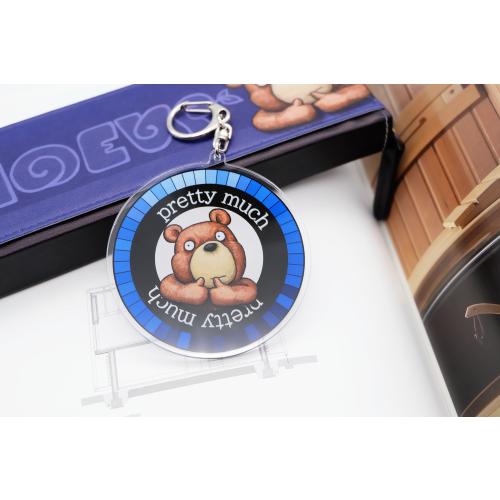 くまのキーリング おしゃれ キャラクター アニマル キーホルダー　002　ちょっと大きなおよそ7cm |  | 02