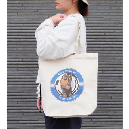 犬のドーベルマンさんのイラストのバッグ トートバッグ レディース ショルダーバッグ 鞄 肩掛け トート　ネコポス可 |  | 02