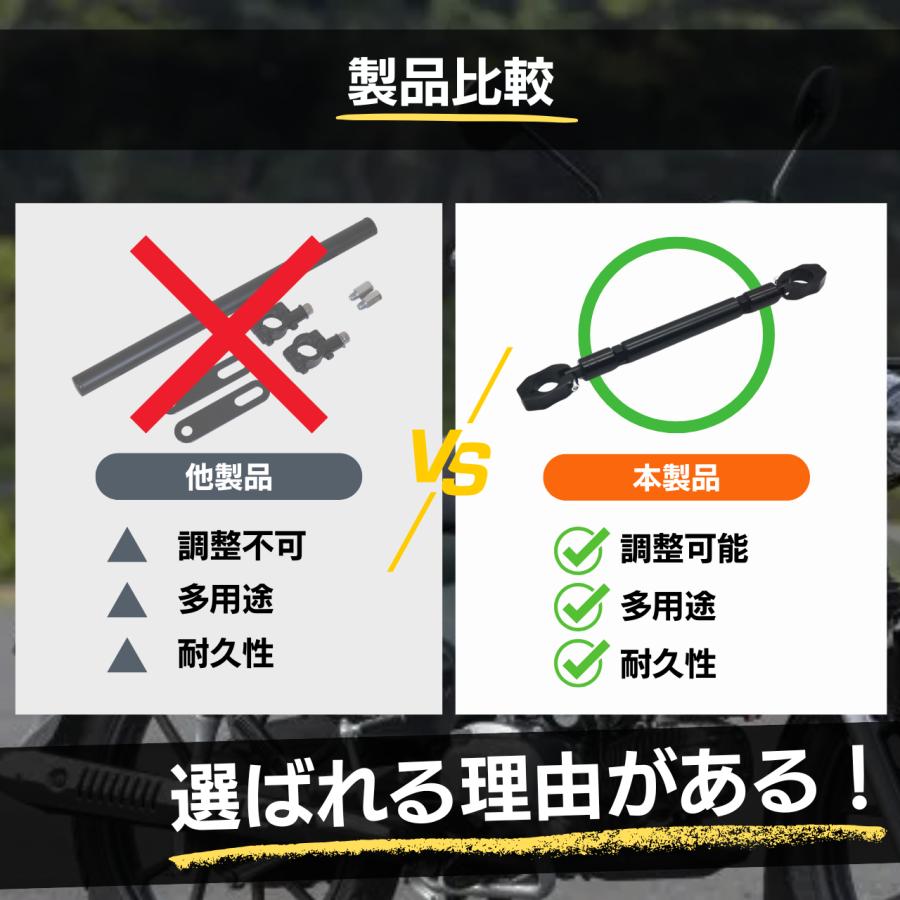 バイク ハンドルブレース ハンドルバー 汎用 ハンターカブ カブ クロスバー バランスクロスバー 22mm | ブランド登録なし | 10