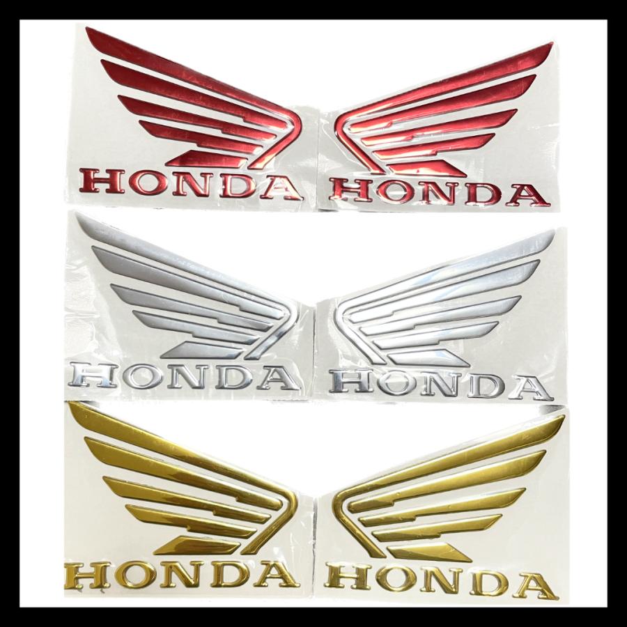 【塗装済み】汎用　バイクタンク グレー　Hondaロゴ ホンダ純正Z50Aタンクエンブレム左右＆ビス付きNO2166 [2166