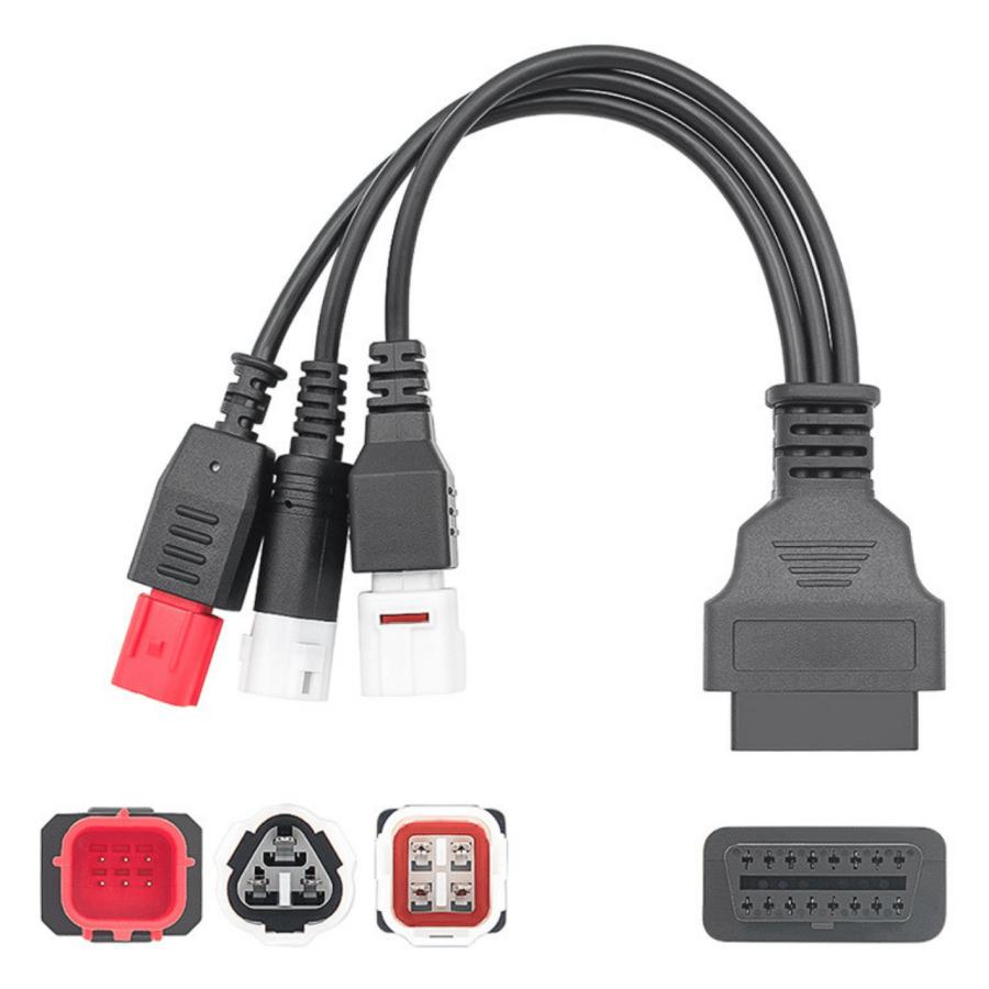 3ピン 4ピン 6ピン 診断コネクターケーブル OBD2 アダプター スキャナー 3イン1 |  | 09