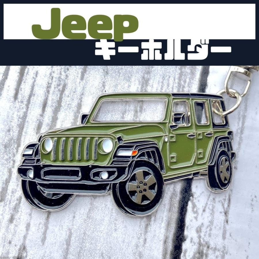 ジープ ラングラー キーホルダー アクセサリー 車 Jeep JK JL : MO