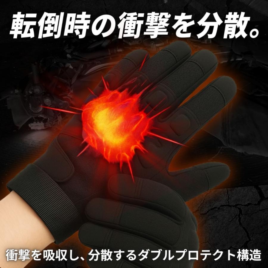 サバゲーグローブ 手袋 ブラック スマホ操作 サバイバルゲーム バイク ミリタリー 作業用 DIY メカニクス | ブランド登録なし | 03
