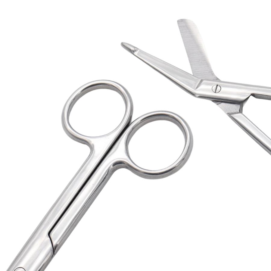 ナース用はさみ 看護師  包帯シザーズ テーピング用ハサミ キーホルダー付き ナースハサミ 先端ガード付き 医療 | ブランド登録なし | 09