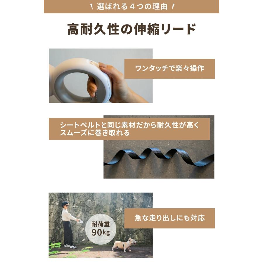 【獣医師監修】 MOFMORE 犬 光るリード うんち袋 多頭飼い 伸縮 led 小型犬 中型犬?犬散歩 夜散歩 犬用リード LED ライト付きリード |  | 09