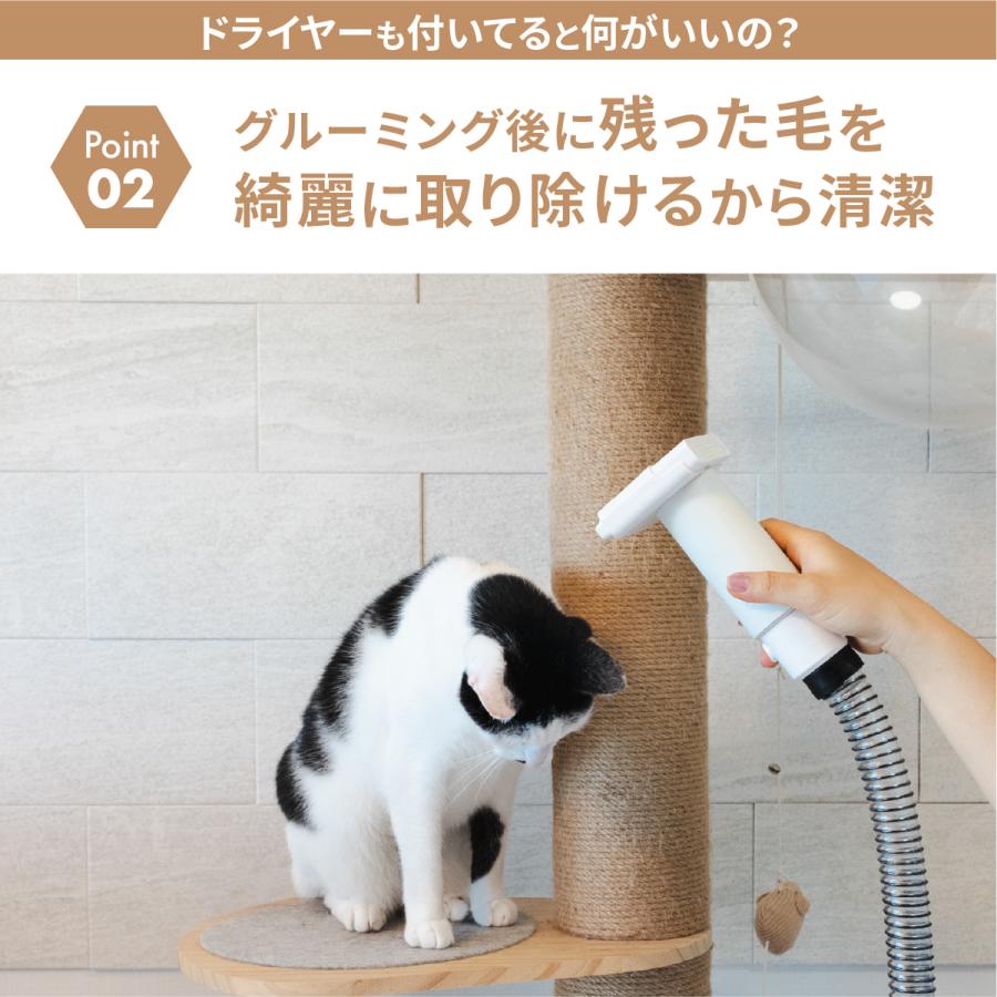 MOFMORE ドライヤー付き グルーミング　バリカン 犬 ドライヤー グルーミング掃除機 ペット バリカン 猫