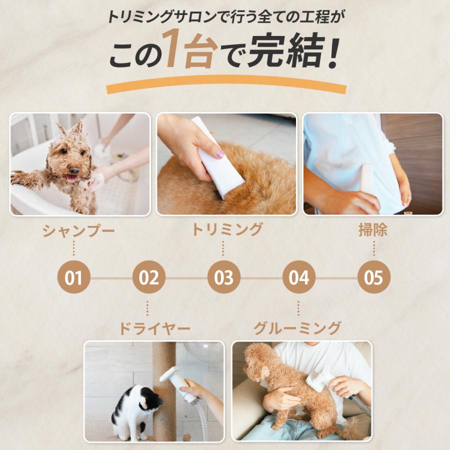 犬 ドライヤー グルーミング掃除機 ペット バリカン 猫 トリミング