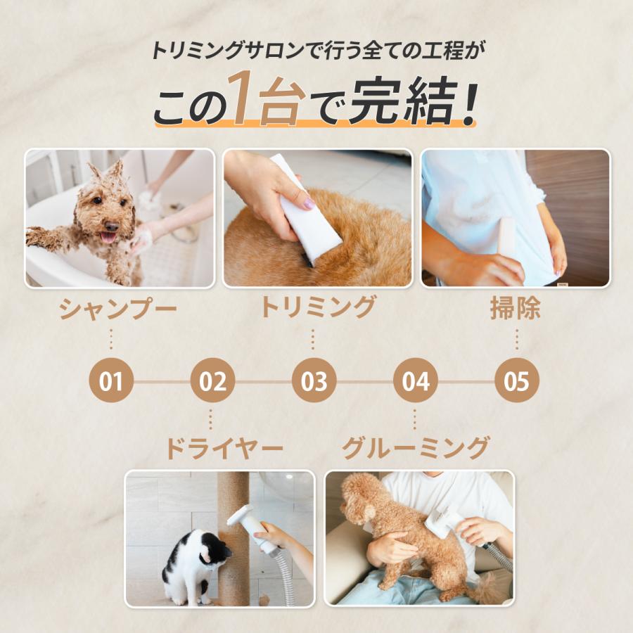 MOFMORE トリムドライ 【ドライヤー 付】 グルーミング掃除機 ペット