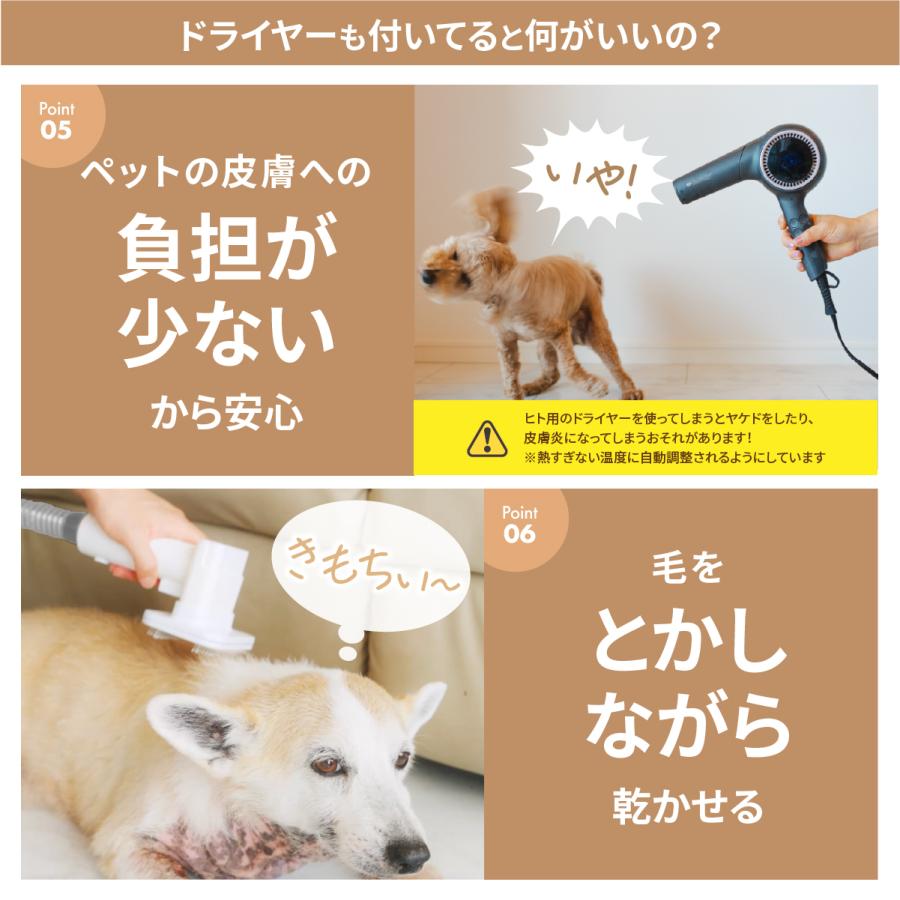 MOFMORE トリムドライ 【ドライヤー 付】 グルーミング掃除機 ペット