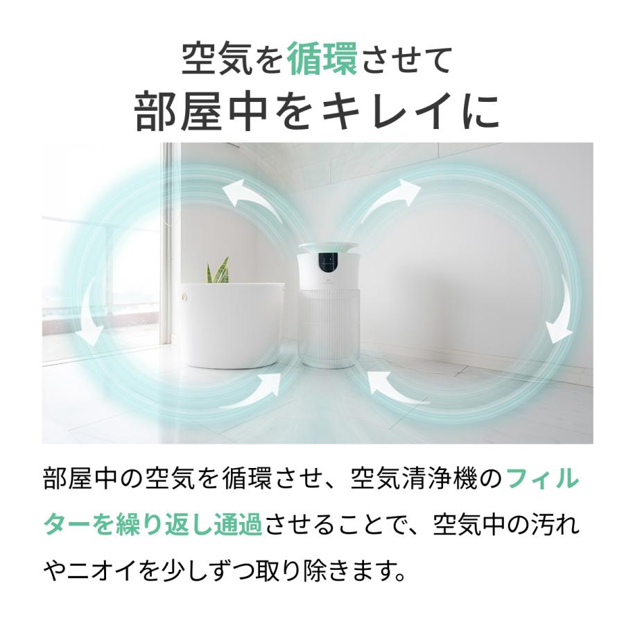 MOFMORE エアクリオ 360【テーブルにもなる】 ペット 空気清浄機 32畳