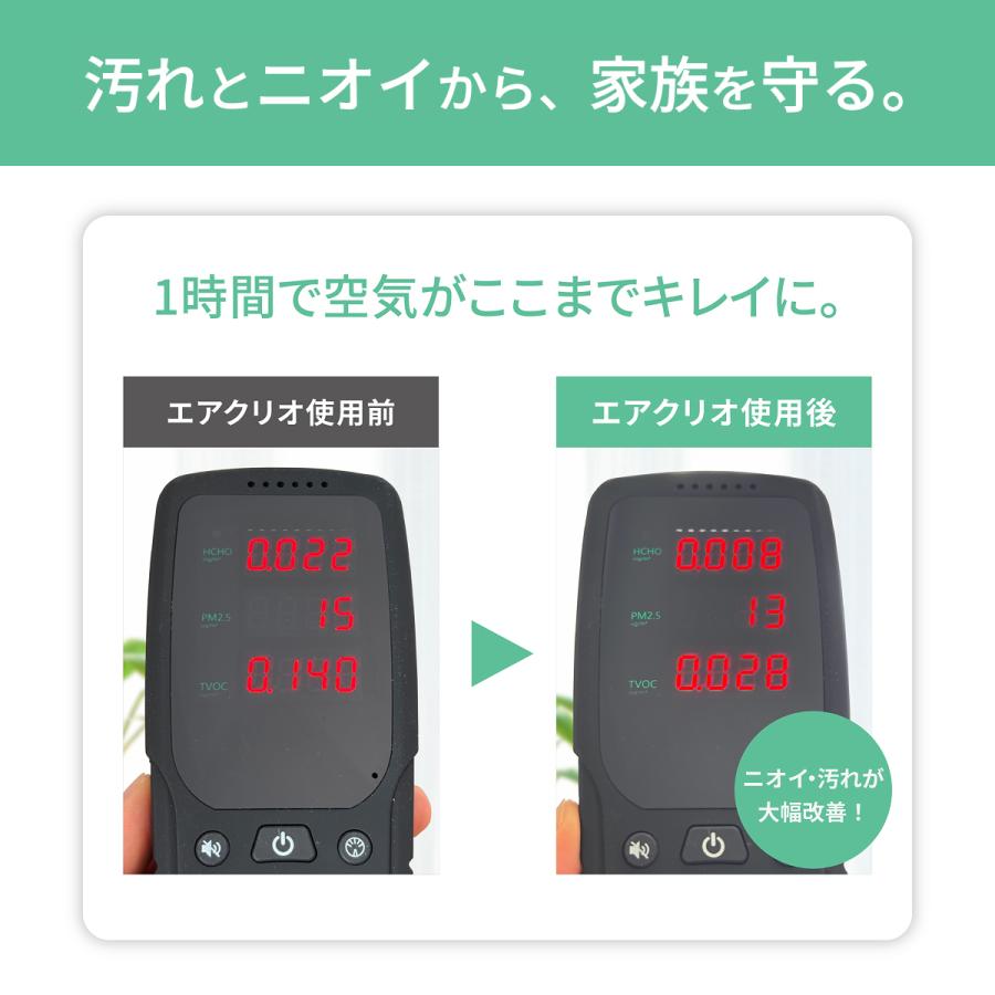 MOFMORE エアクリオ 360【テーブルにもなる】 ペット 空気清浄機 32畳