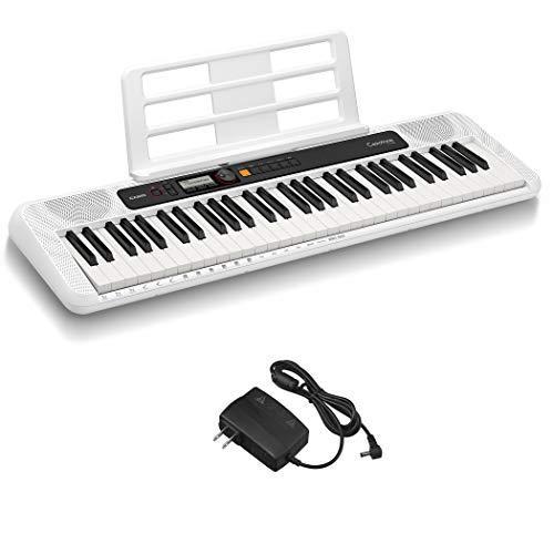 高価値 Casiotone カシオ（CASIO）電子キーボード CT-S200WE(ホワイト) 持ち運びしやすくPOPなデザイン 軽量＆コンパクト 61鍵盤 キーボード