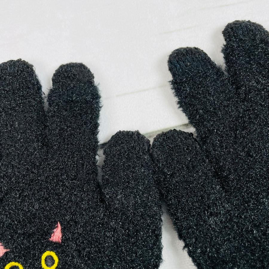 トモ・コーポレーション 猫刺繍 スマホ手袋 : モフタス・ストア ヤフー