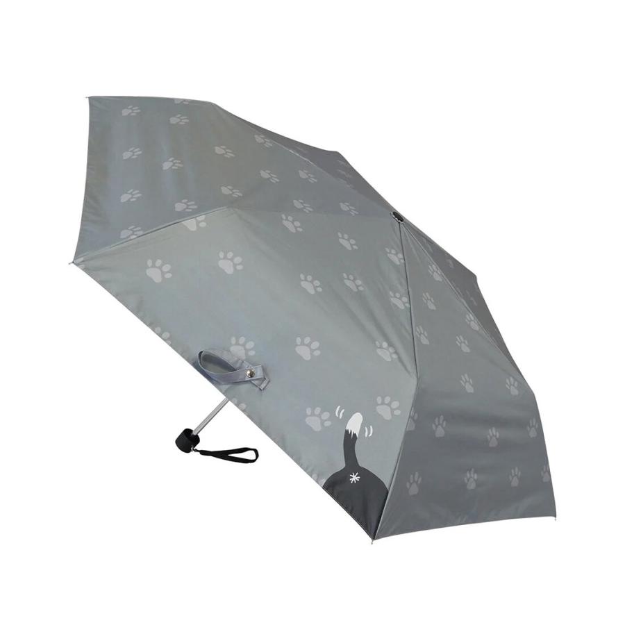 サントス のあぷらす ねこまみれ（猫） 晴雨兼用折りたたみ傘